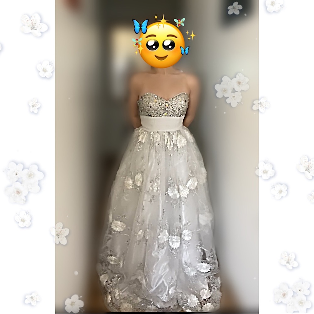 White Prom Gown🤍✨